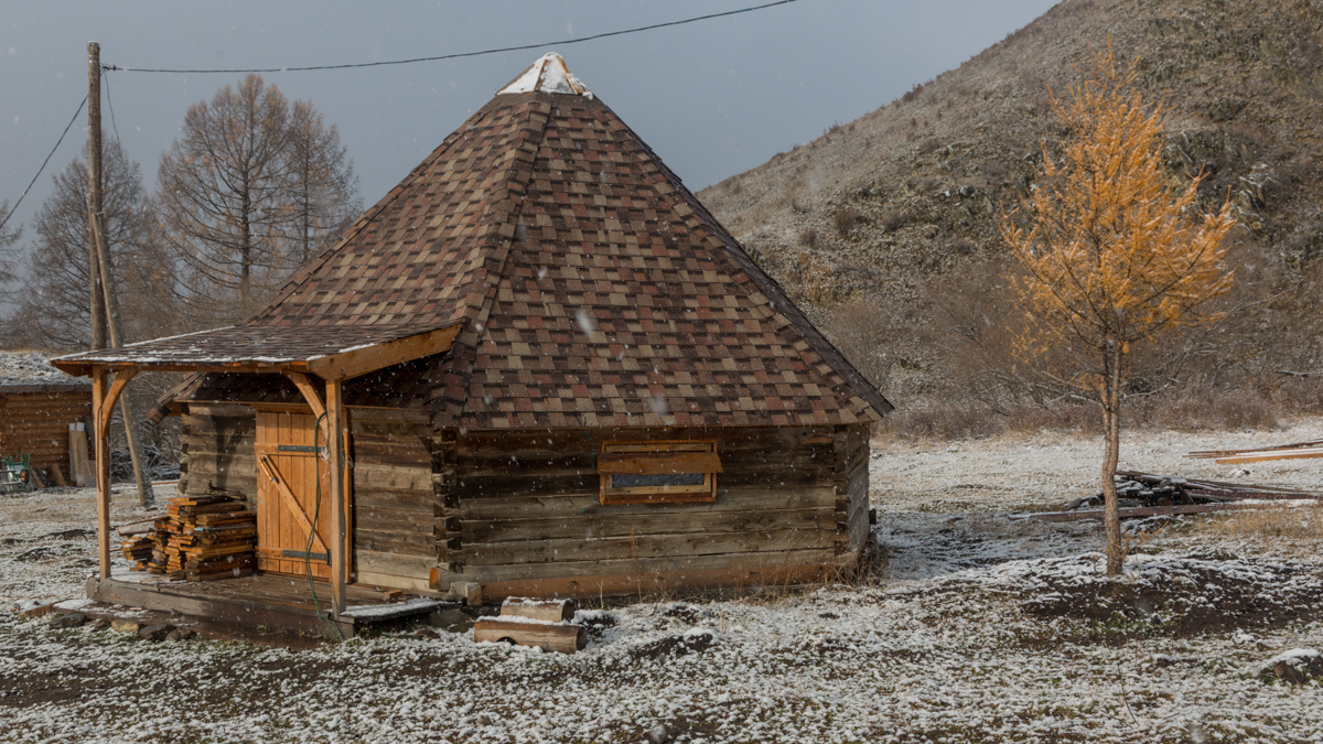 Жизнь алтайской деревни